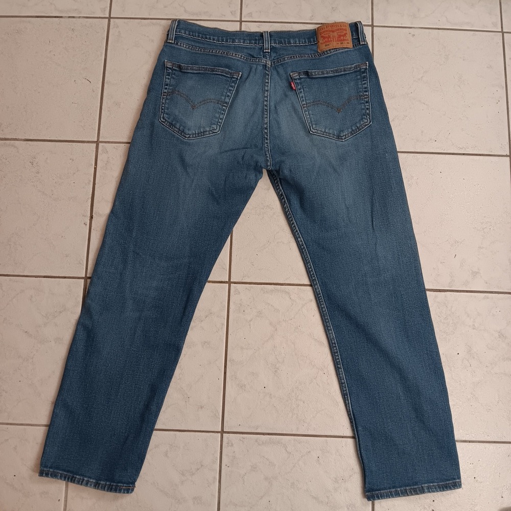 Levi's‎ 505 Regular Fit Jeans Mens Size 36x30 Blue Denim Classic Casual Pants